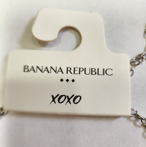 Banana Republic Silver Open Link Necklace - Picture 2 of 4